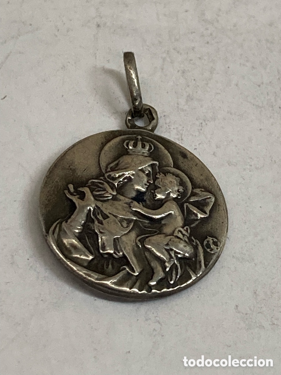 Antig&uuml;edades: Medalla de plata religiosa C525 - Foto 2