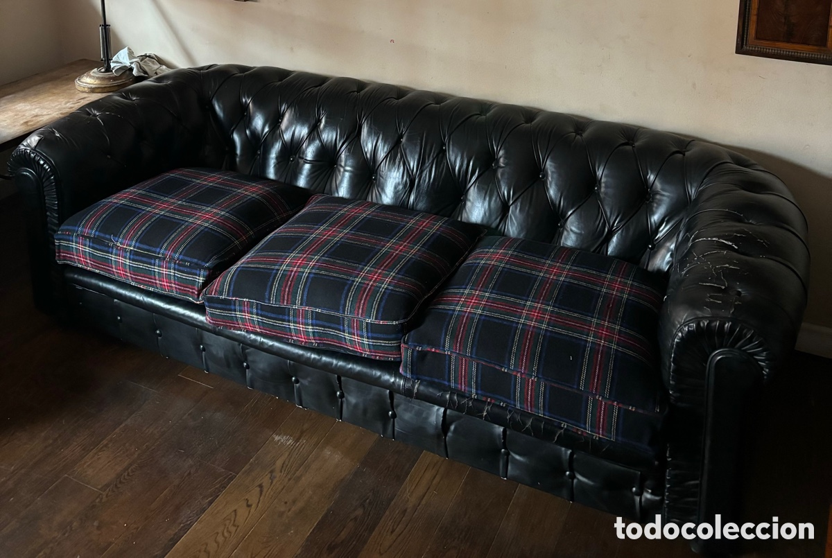 Antig&uuml;edades: Sofa Chester antiguo - Foto 2