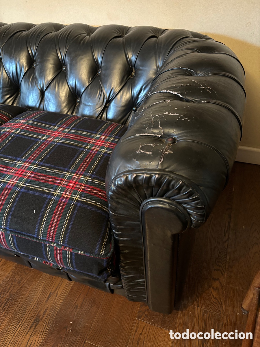 Antig&uuml;edades: Sofa Chester antiguo - Foto 3