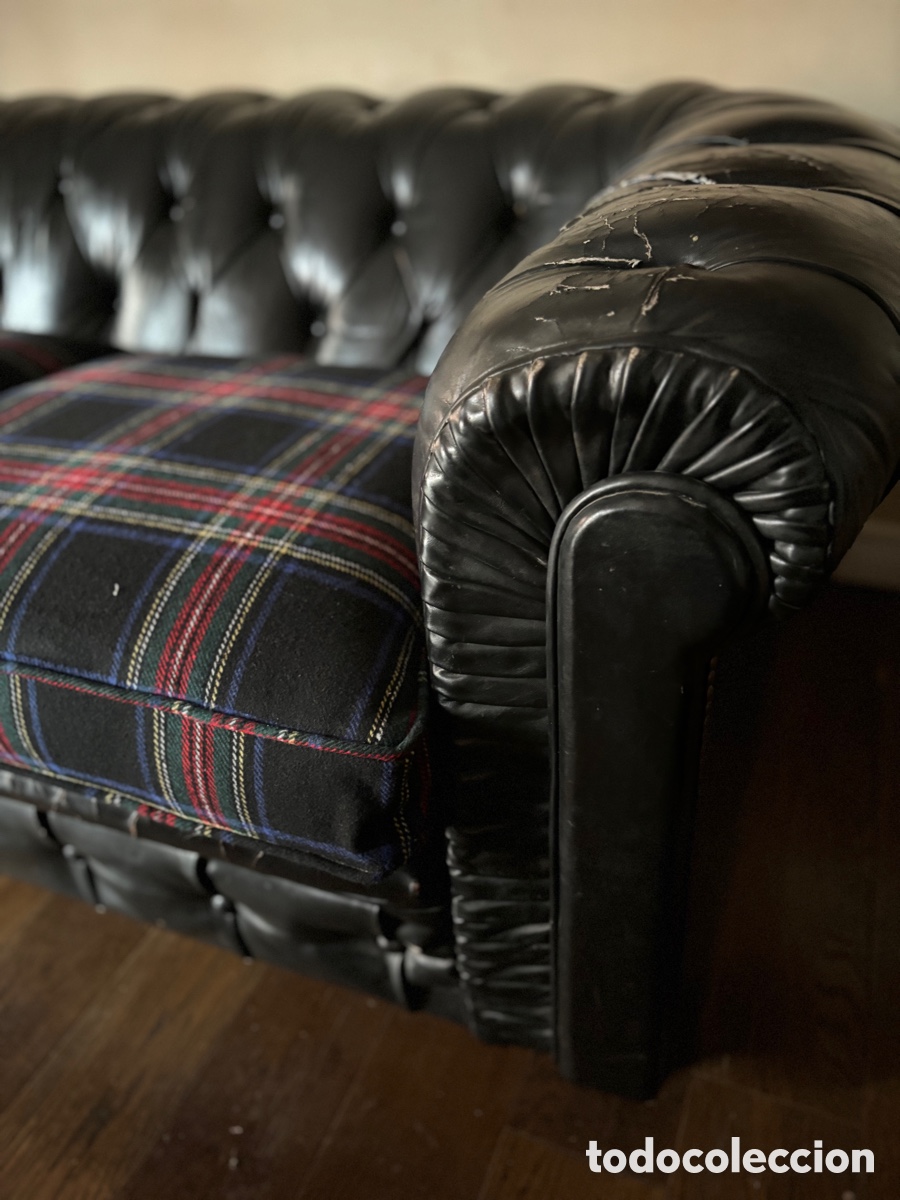 Antig&uuml;edades: Sofa Chester antiguo - Foto 4
