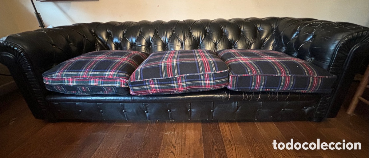 Antig&uuml;edades: Sofa Chester antiguo - Foto 1