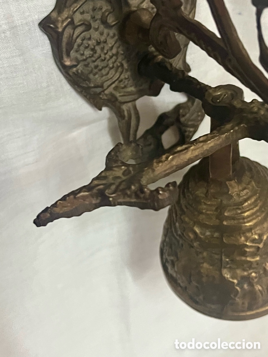 Antig&uuml;edades: TIMBRE DE MONASTERIO DE BRONCE DEL SIGLO XIX - Foto 5