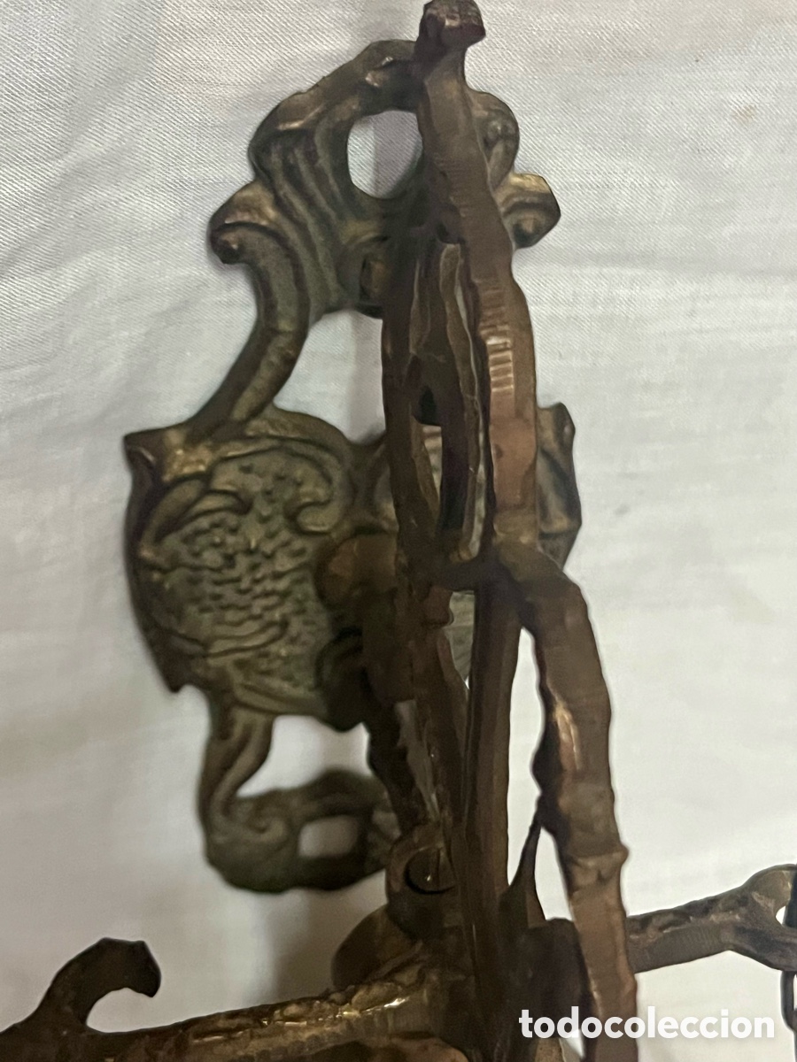 Antig&uuml;edades: TIMBRE DE MONASTERIO DE BRONCE DEL SIGLO XIX - Foto 9