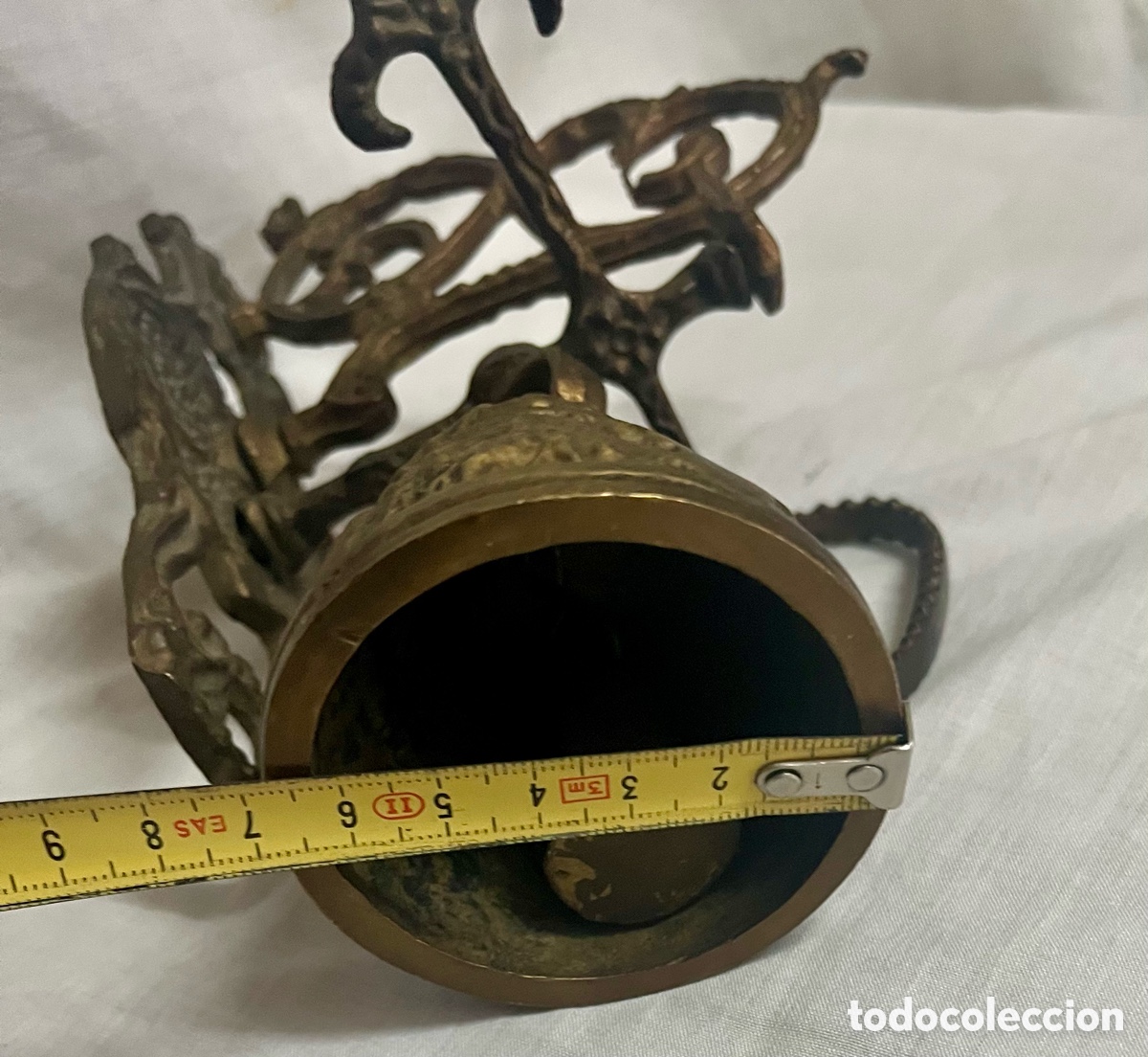 Antig&uuml;edades: TIMBRE DE MONASTERIO DE BRONCE DEL SIGLO XIX - Foto 19