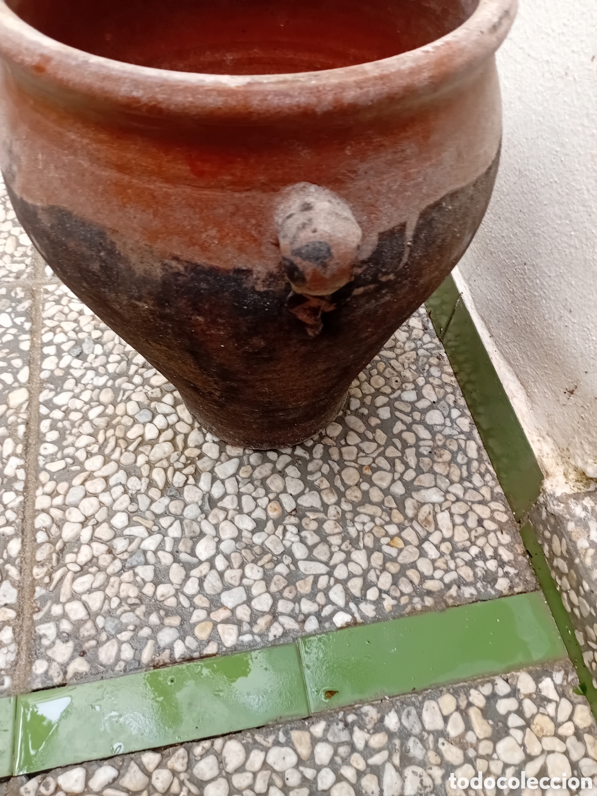Antig&uuml;edades: ANTIGUA TINAJA DE BARRO. - Foto 3