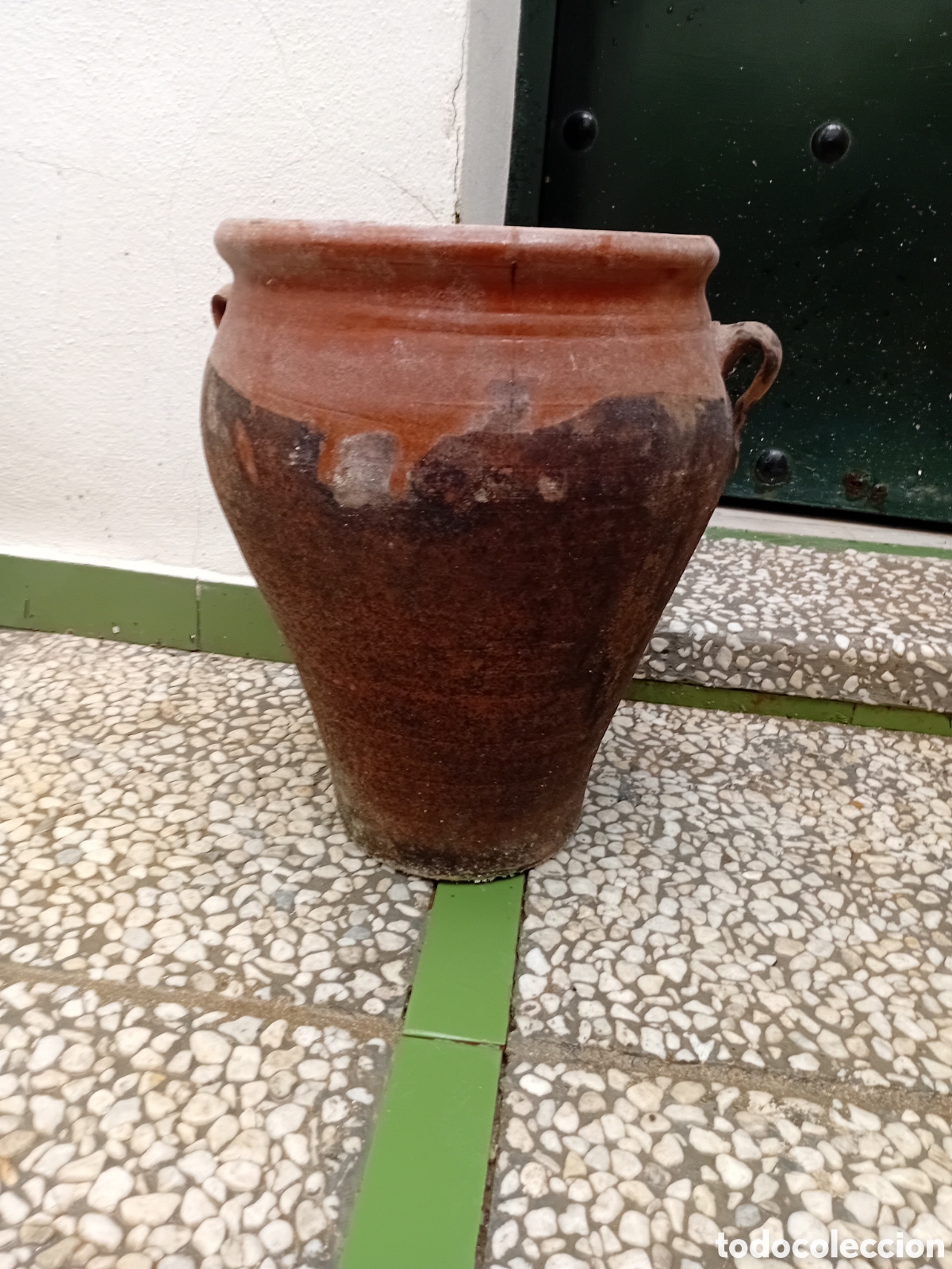 Antig&uuml;edades: ANTIGUA TINAJA DE BARRO. - Foto 1