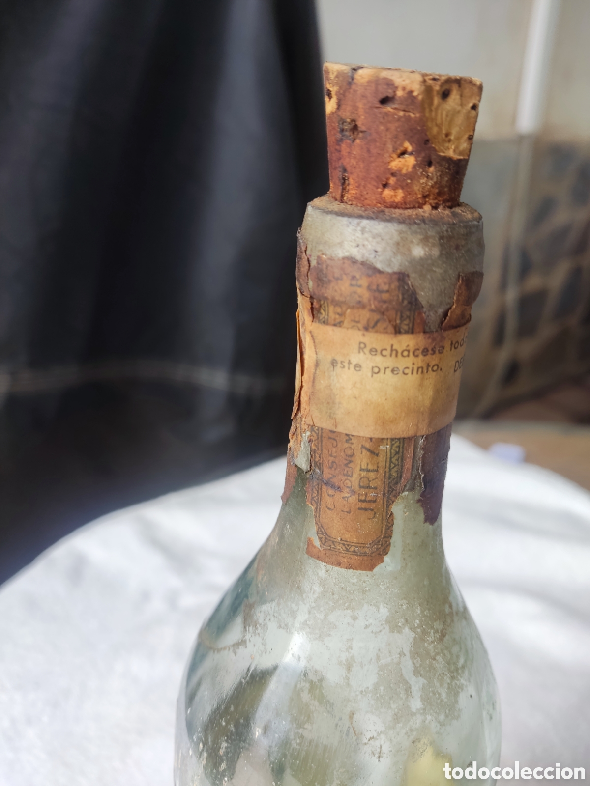 Antig&uuml;edades: Botella de Brandy Insuperable - Foto 2