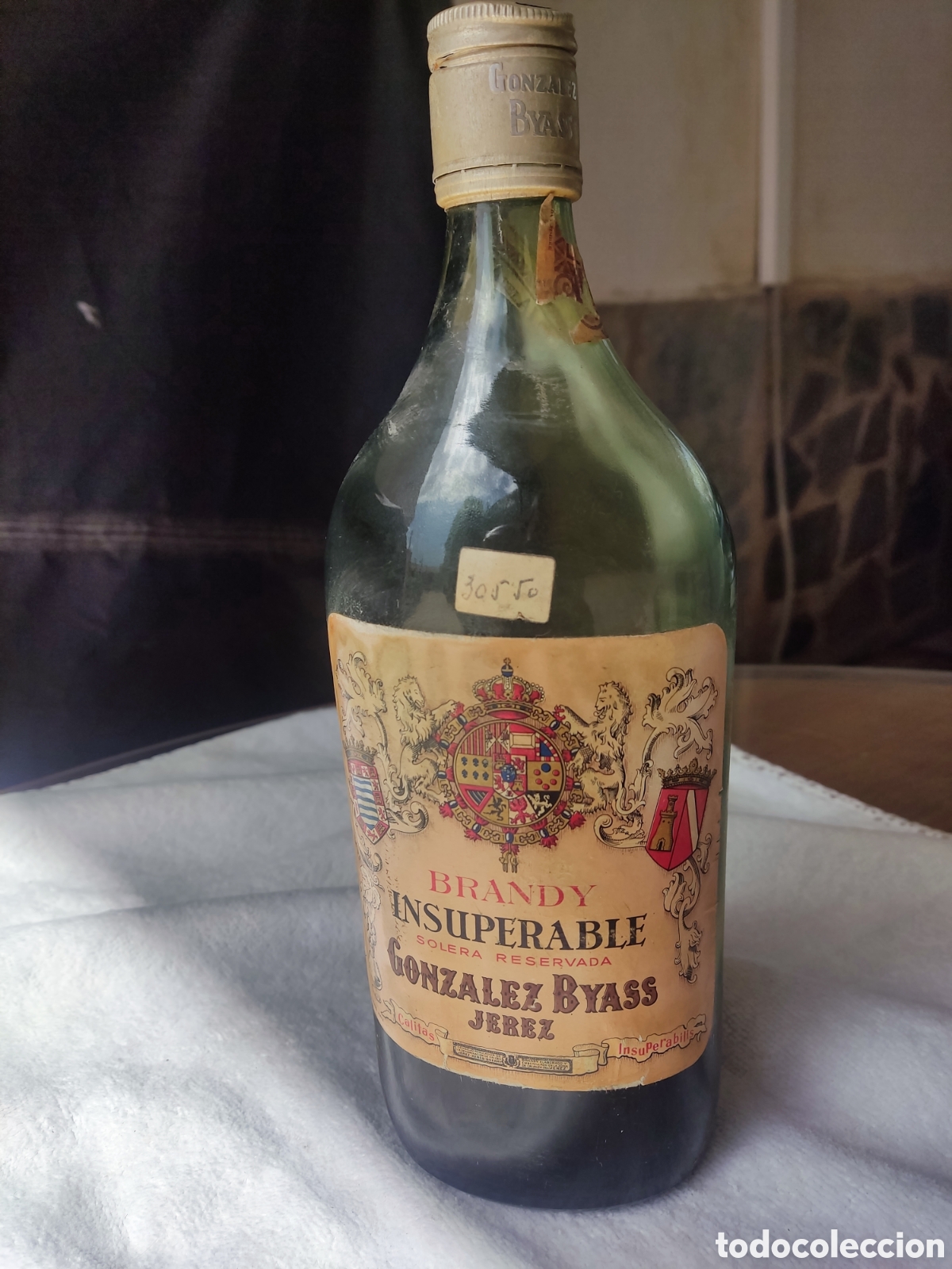 Antig&uuml;edades: Botella de Brandy Insuperable - Foto 1