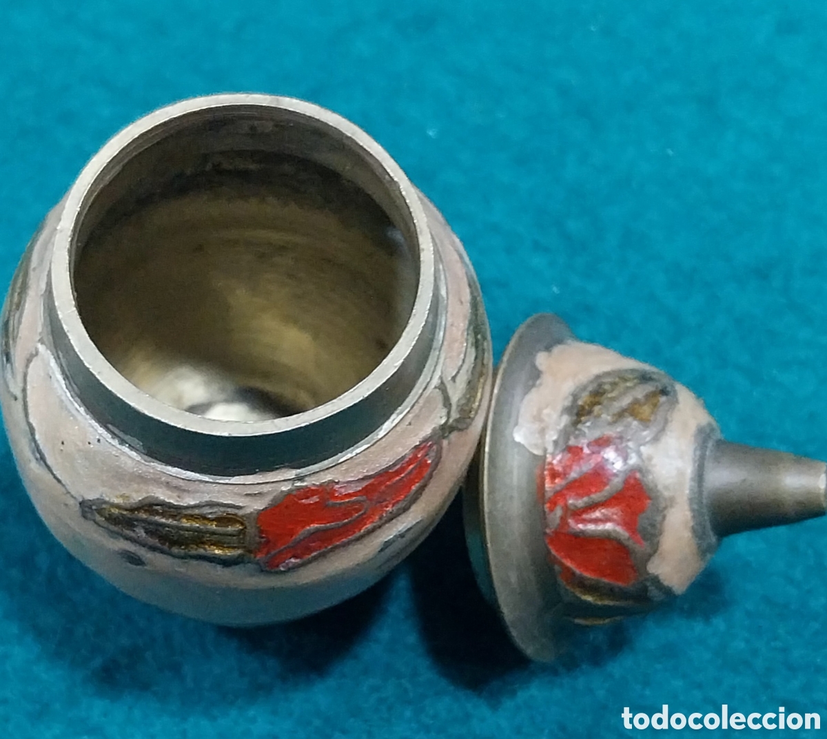 Antig&uuml;edades: Pieza &rdquo;Ind&uacute;&rdquo; De Bronce A Mano - Foto 4