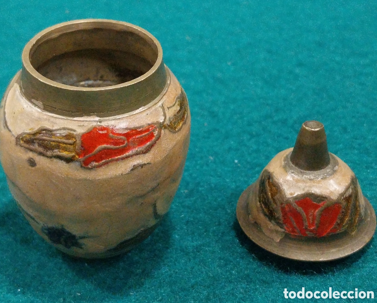 Antig&uuml;edades: Pieza &rdquo;Ind&uacute;&rdquo; De Bronce A Mano - Foto 7