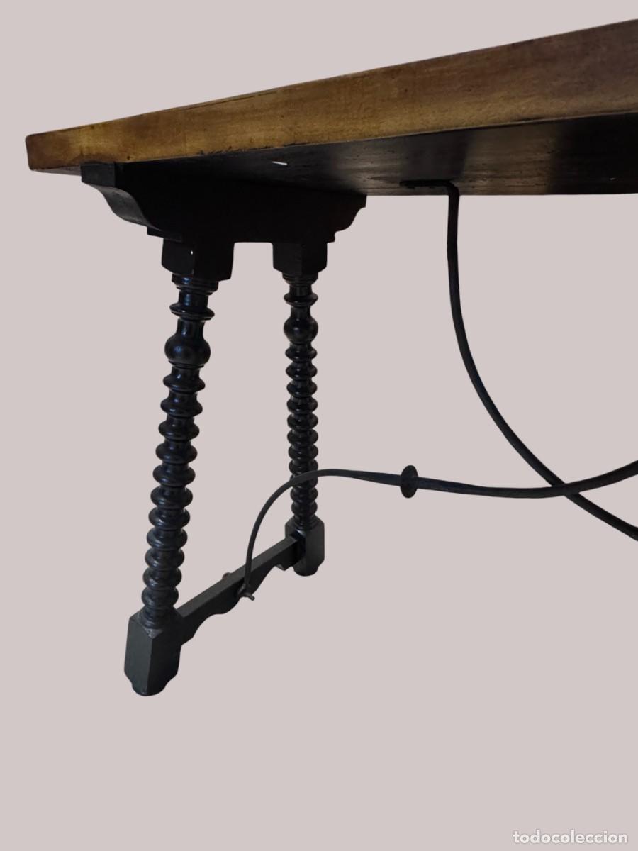 Antig&uuml;edades: MESA DE BARGUE&Ntilde;O CON TARACEA - Foto 5