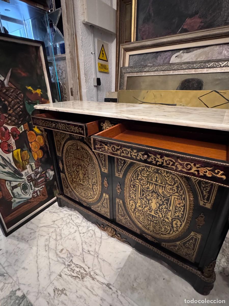 Antig&uuml;edades: ESPECTACULAR APARADOR BOULLE - Foto 8