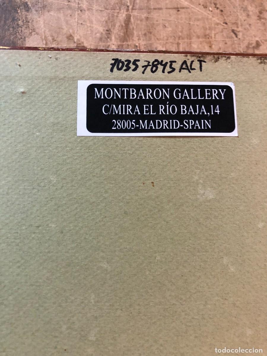 Antig&uuml;edades: GRAN PERICON PINTADO A MANO ENMARCADO - Foto 10