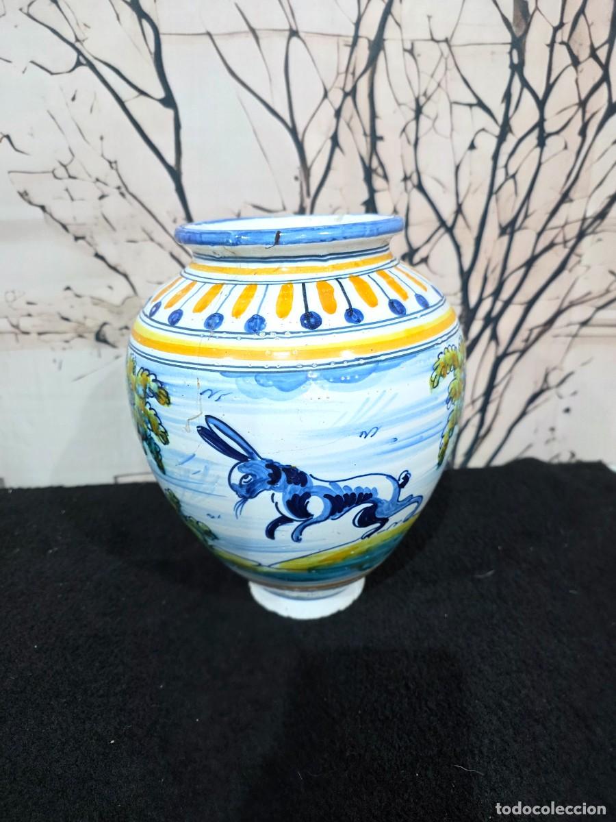 Antig&uuml;edades: Jarr&oacute;n de cer&aacute;mica de Talavera - Foto 3