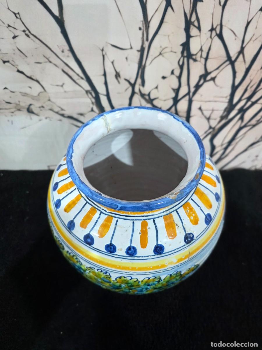 Antig&uuml;edades: Jarr&oacute;n de cer&aacute;mica de Talavera - Foto 5