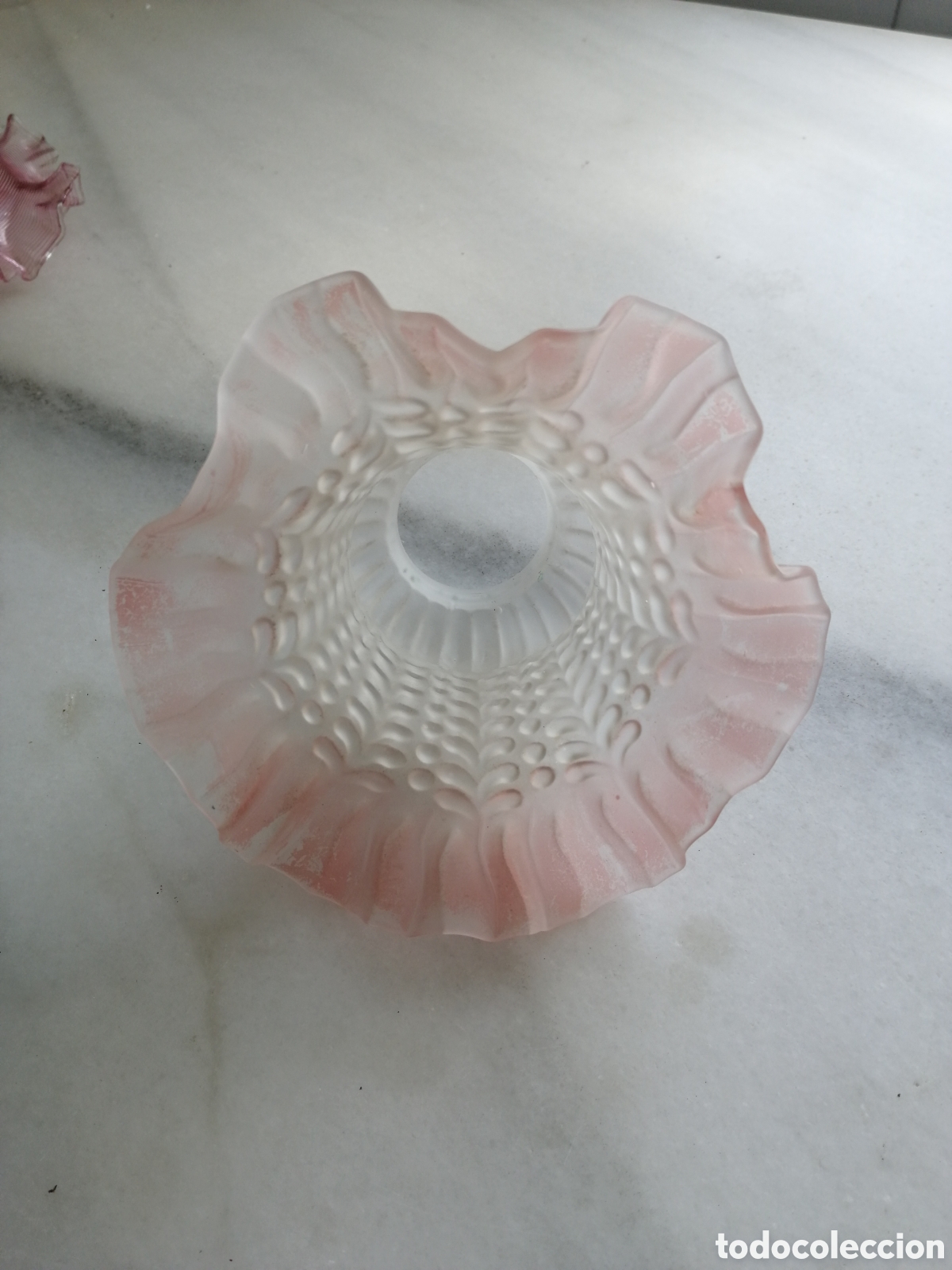Antig&uuml;edades: Tulipa cristal rizado rosa - Foto 2