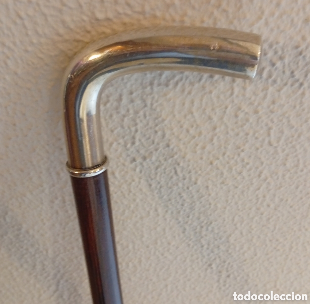 Antiques: Precioso viejo Baston con empu&ntilde;adura de plata