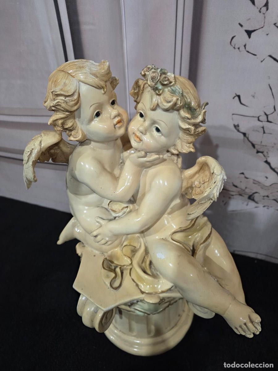 Antig&uuml;edades: Figura de querubines o angelitos - Foto 2