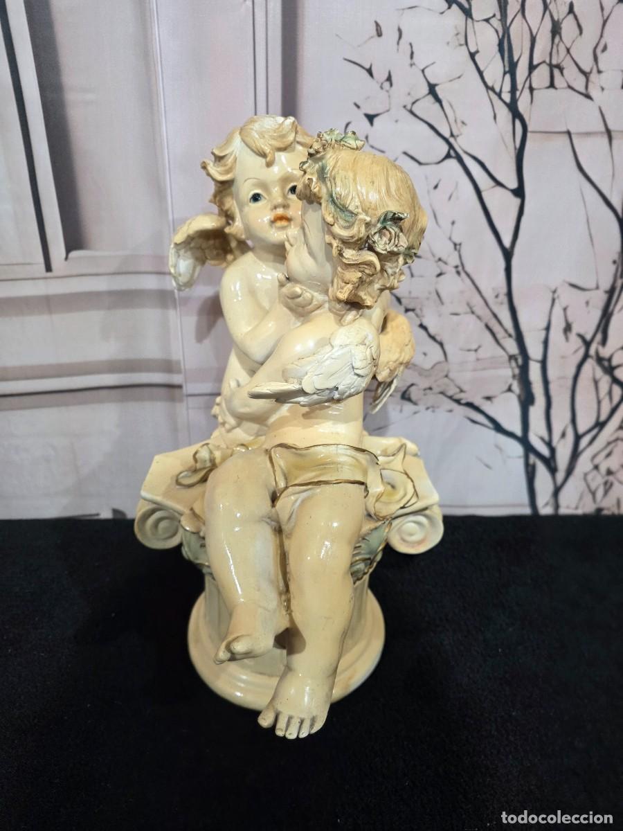 Antig&uuml;edades: Figura de querubines o angelitos - Foto 3