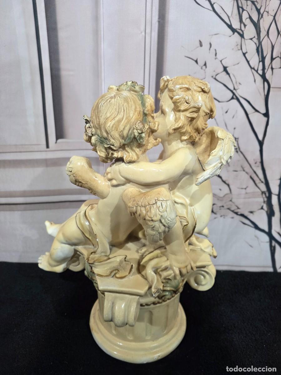 Antig&uuml;edades: Figura de querubines o angelitos - Foto 4