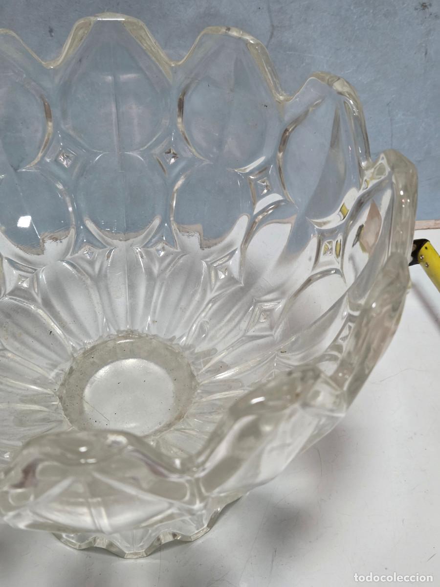 Antig&uuml;edades: frutero de cristal antiguo - Foto 3