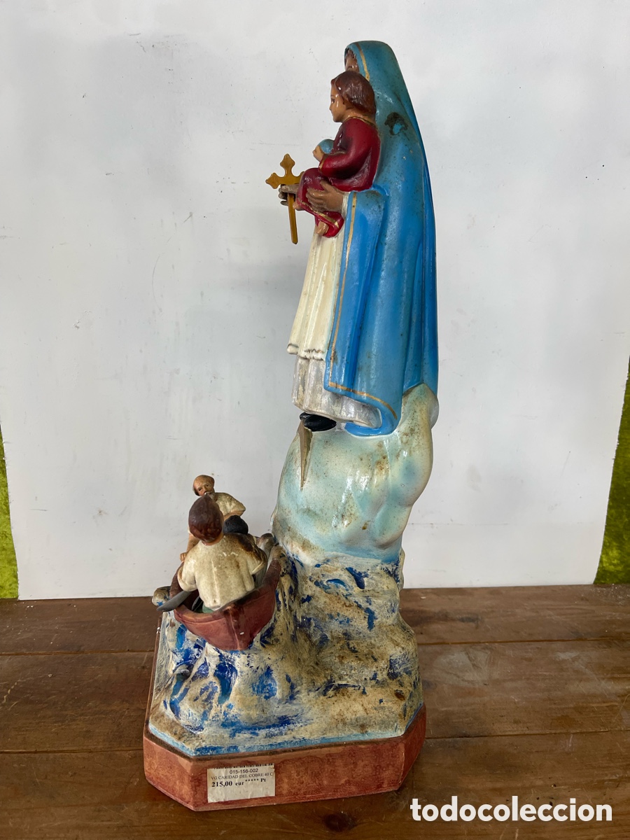 Antig&uuml;edades: Virgen del Carmen / Virgen del Mar 44cms - Foto 10