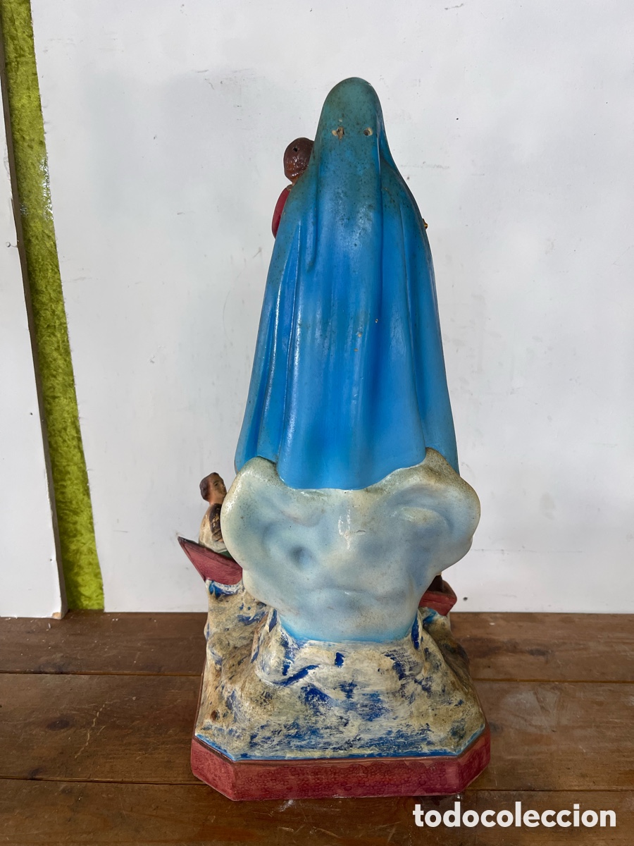 Antig&uuml;edades: Virgen del Carmen / Virgen del Mar 44cms - Foto 11