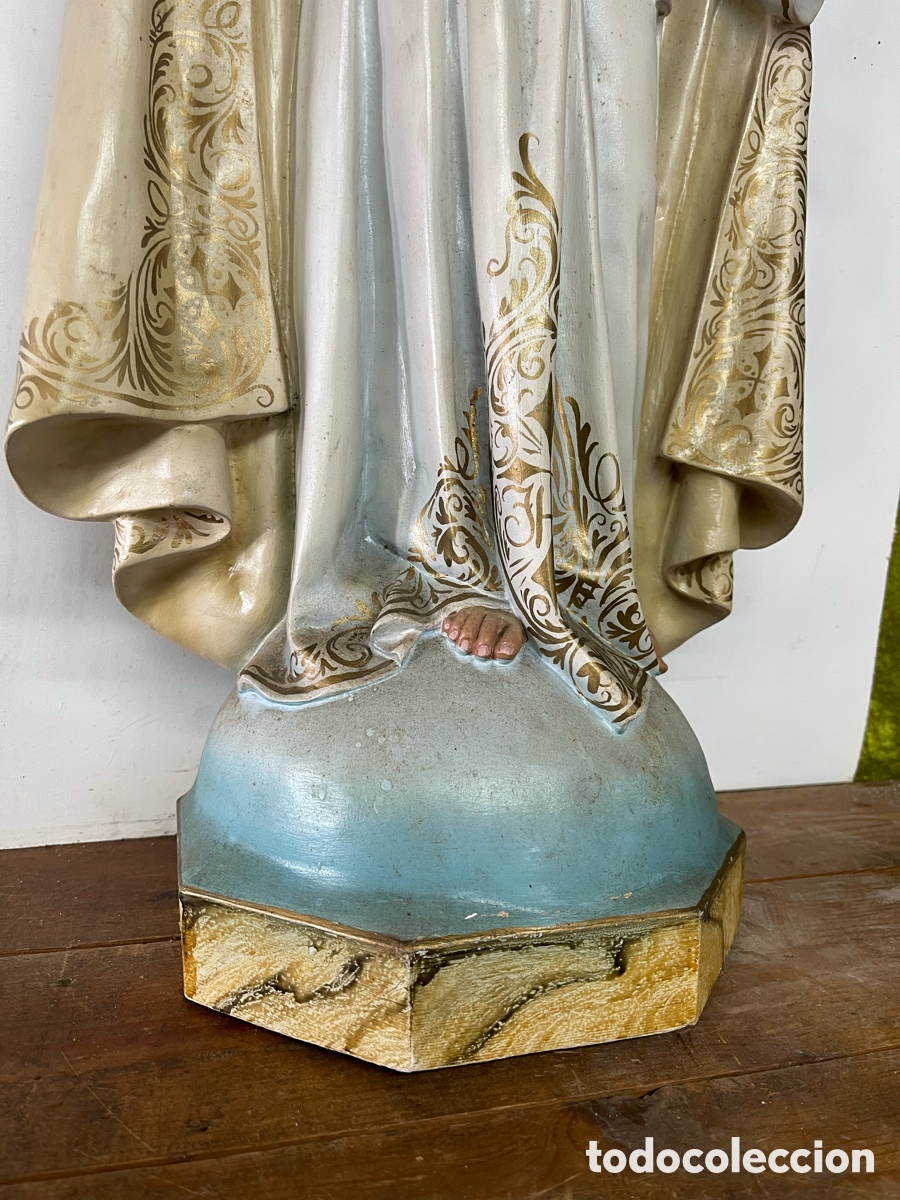 Antig&uuml;edades: Sagrado Corazon / El amigo que nunca falla! 65cms - Foto 6