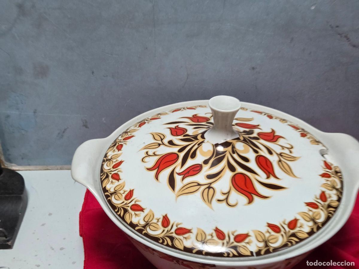Antig&uuml;edades: sopera de ceramica vintage - Foto 1