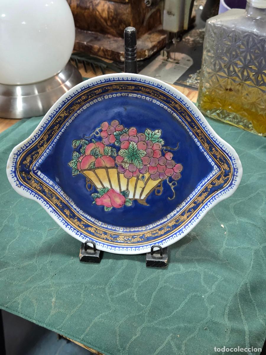 Antig&uuml;edades: bandeja de ceramica oriental - Foto 1