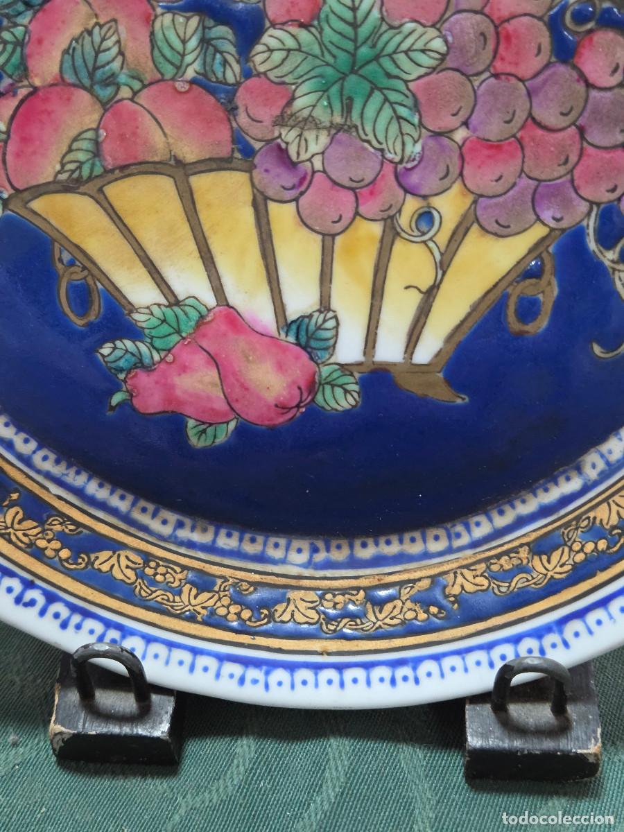 Antig&uuml;edades: bandeja de ceramica oriental - Foto 3