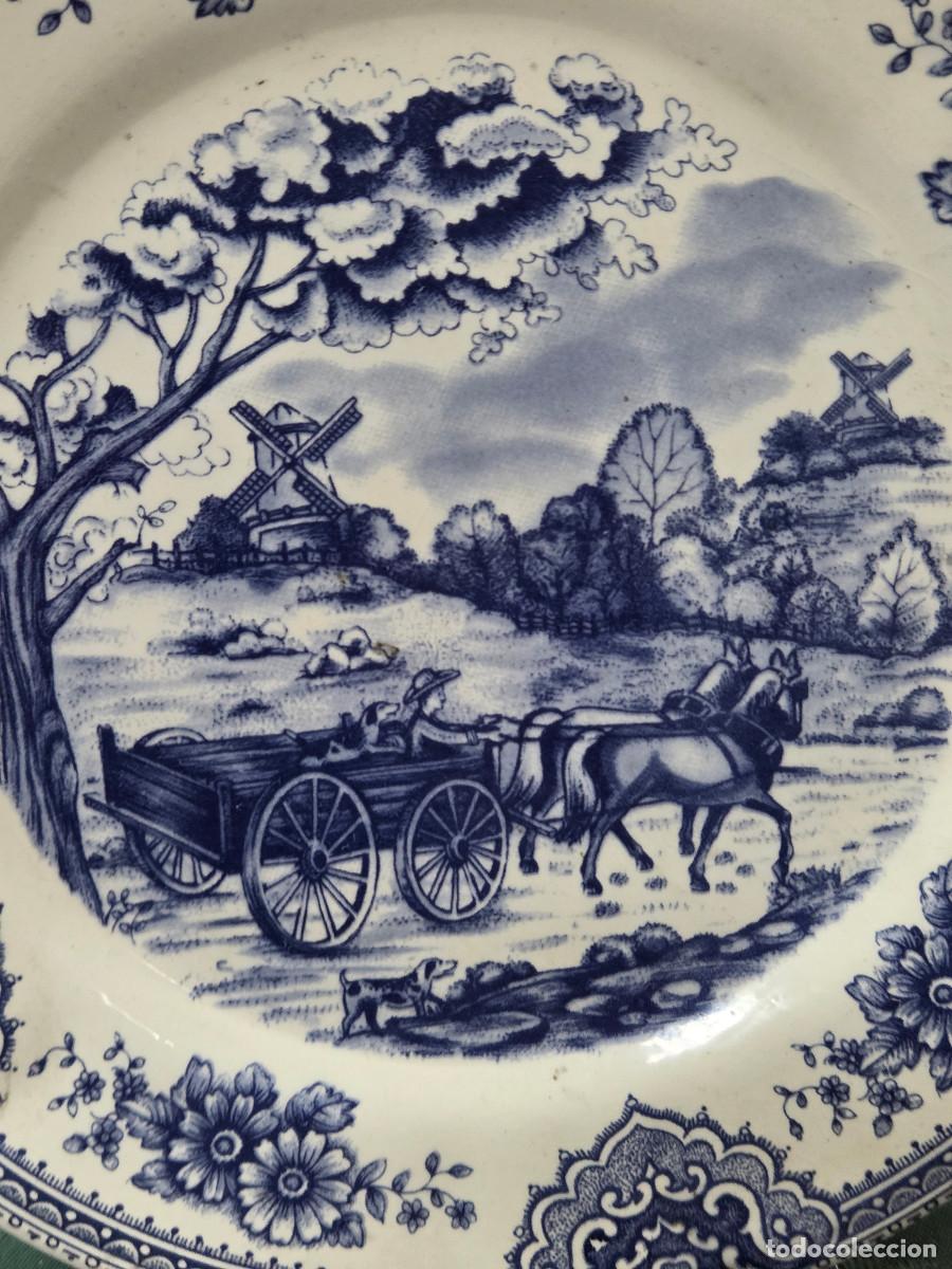 Antig&uuml;edades: plato de ceramica vintage - Foto 2
