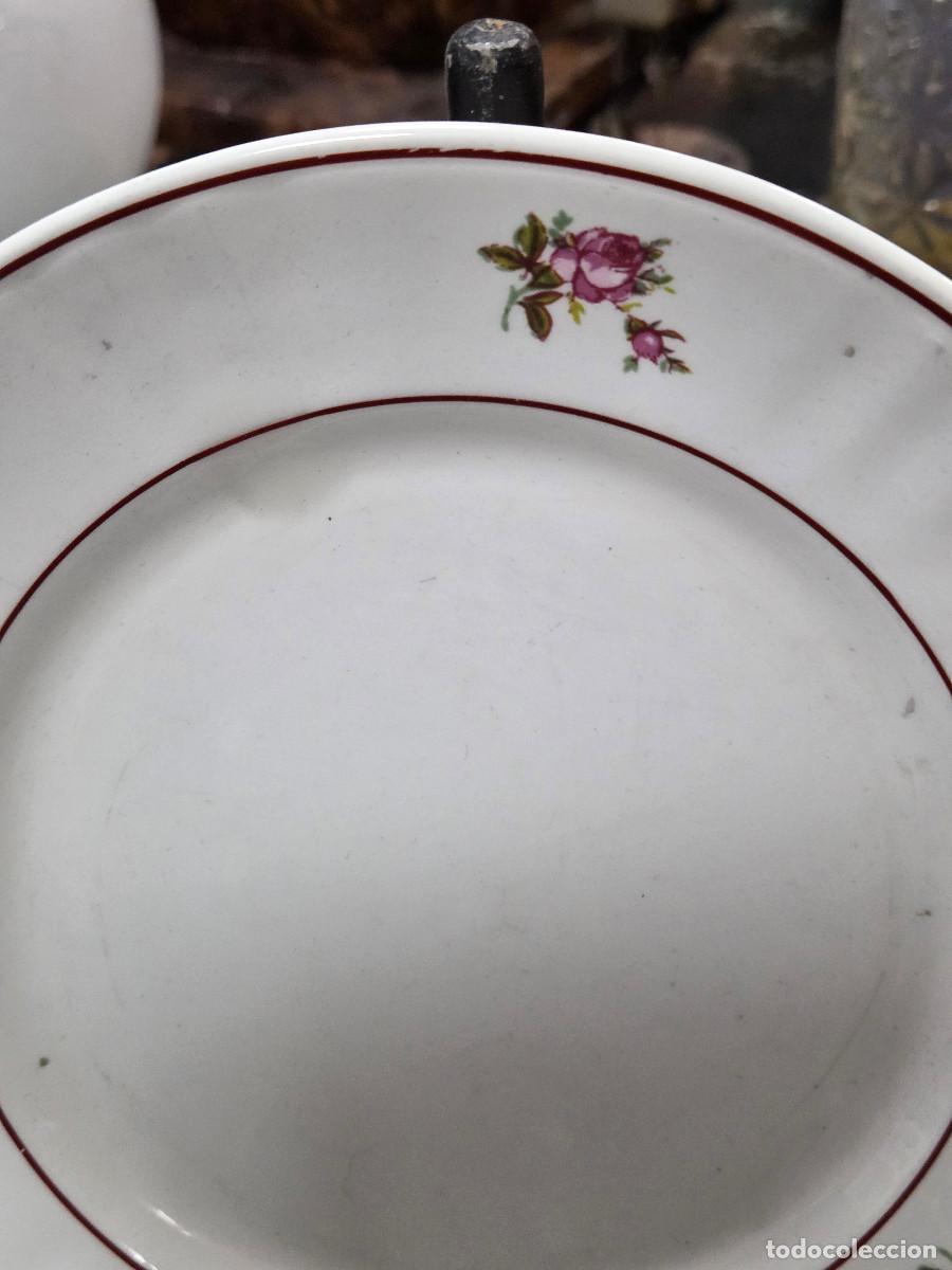 Antig&uuml;edades: plato de ceramica vintage - Foto 2