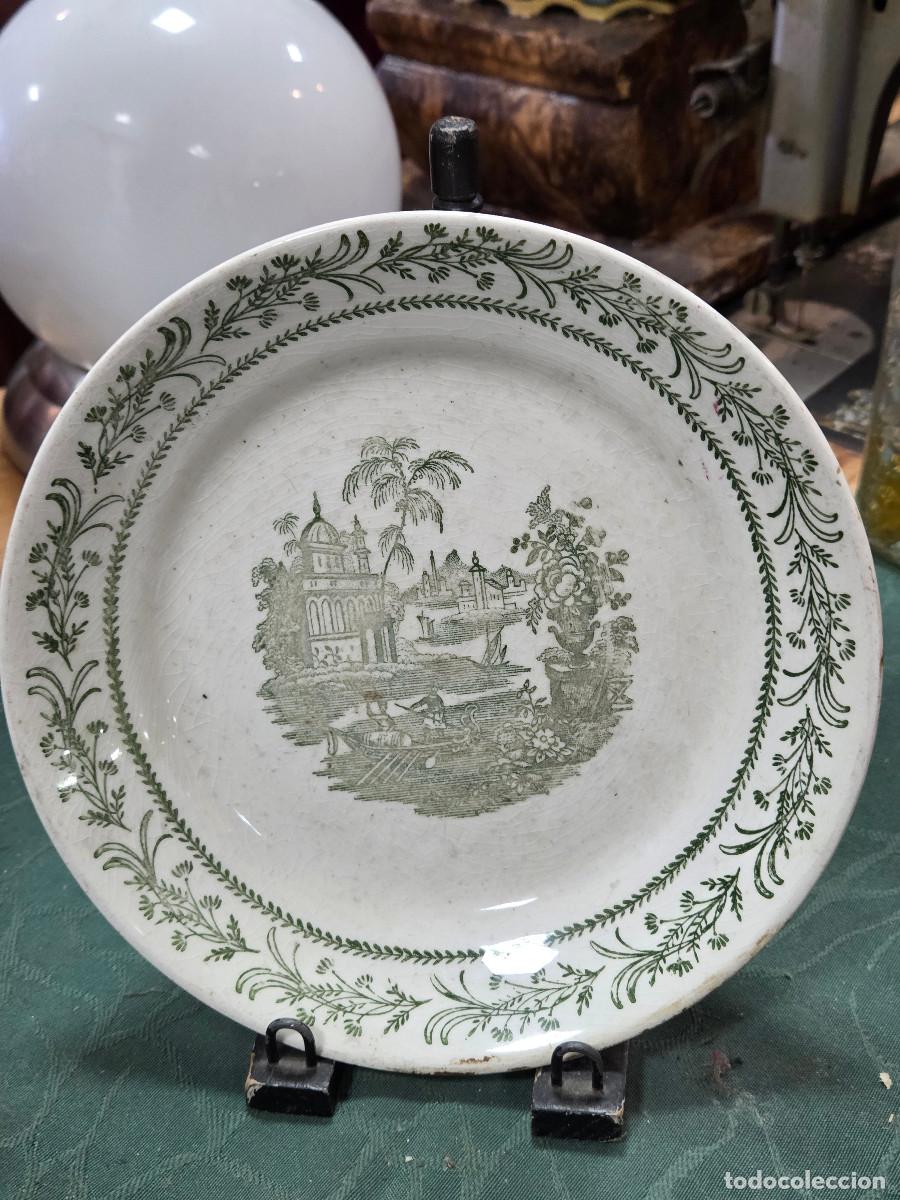 Antig&uuml;edades: plato de ceramica de la torre del oro - Foto 1