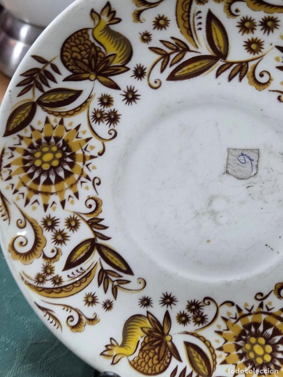 Antig&uuml;edades: plato de postre de ceramica - Foto 2