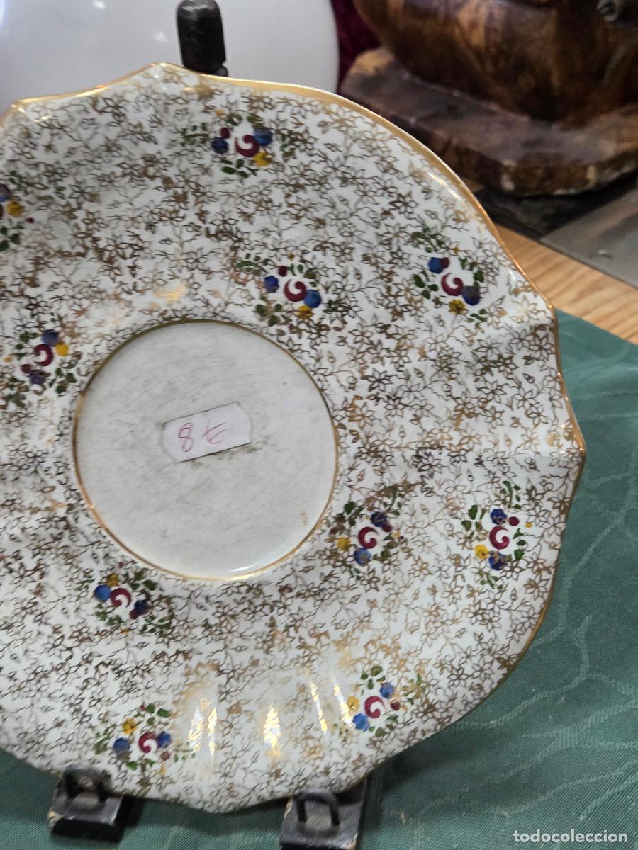 Antig&uuml;edades: plato de postre de ceramica - Foto 2