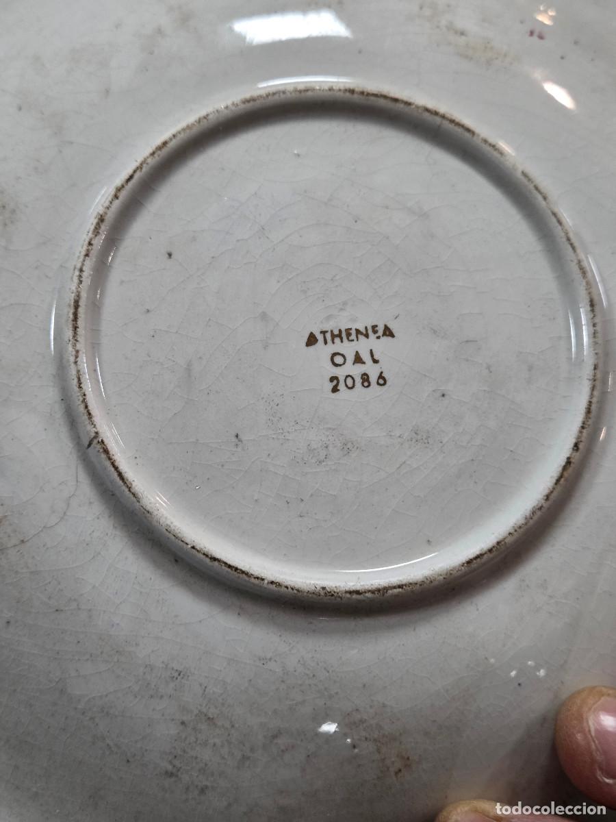 Antig&uuml;edades: plato de postre de ceramica - Foto 4