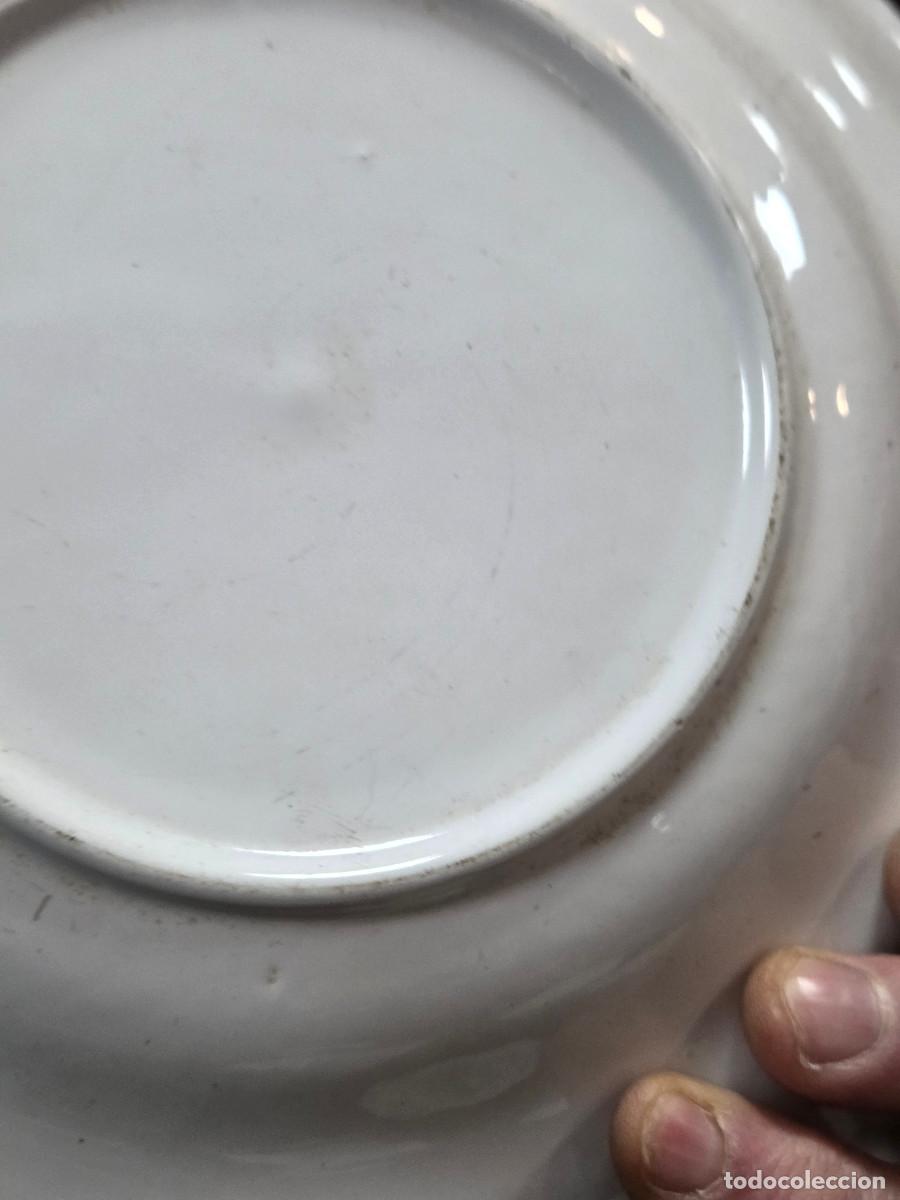 Antig&uuml;edades: plato de ceramica hondo - Foto 3