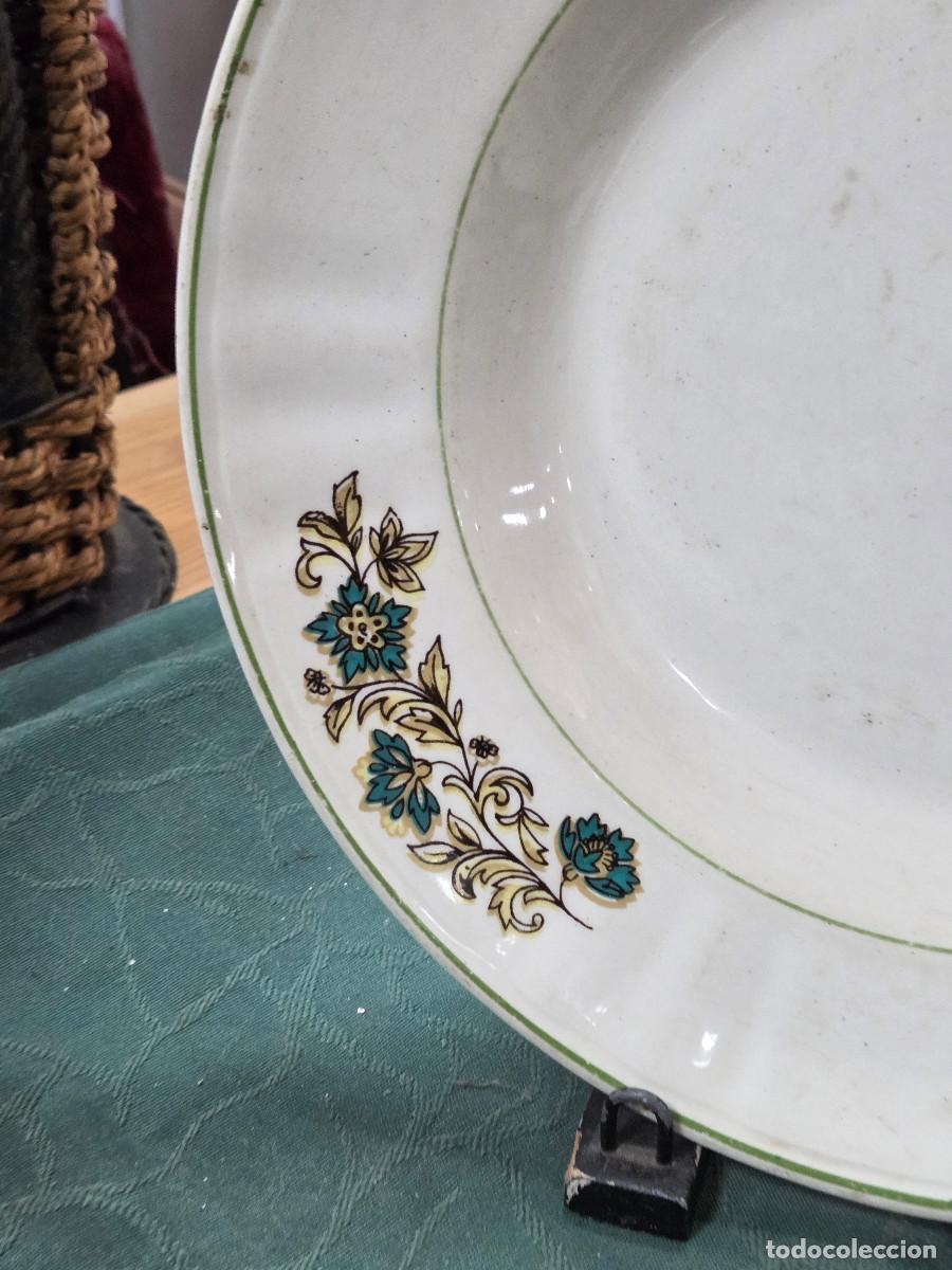 Antig&uuml;edades: plato de ceramica vintage - Foto 2