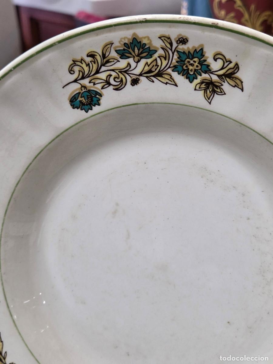 Antig&uuml;edades: plato de ceramica vintage - Foto 3