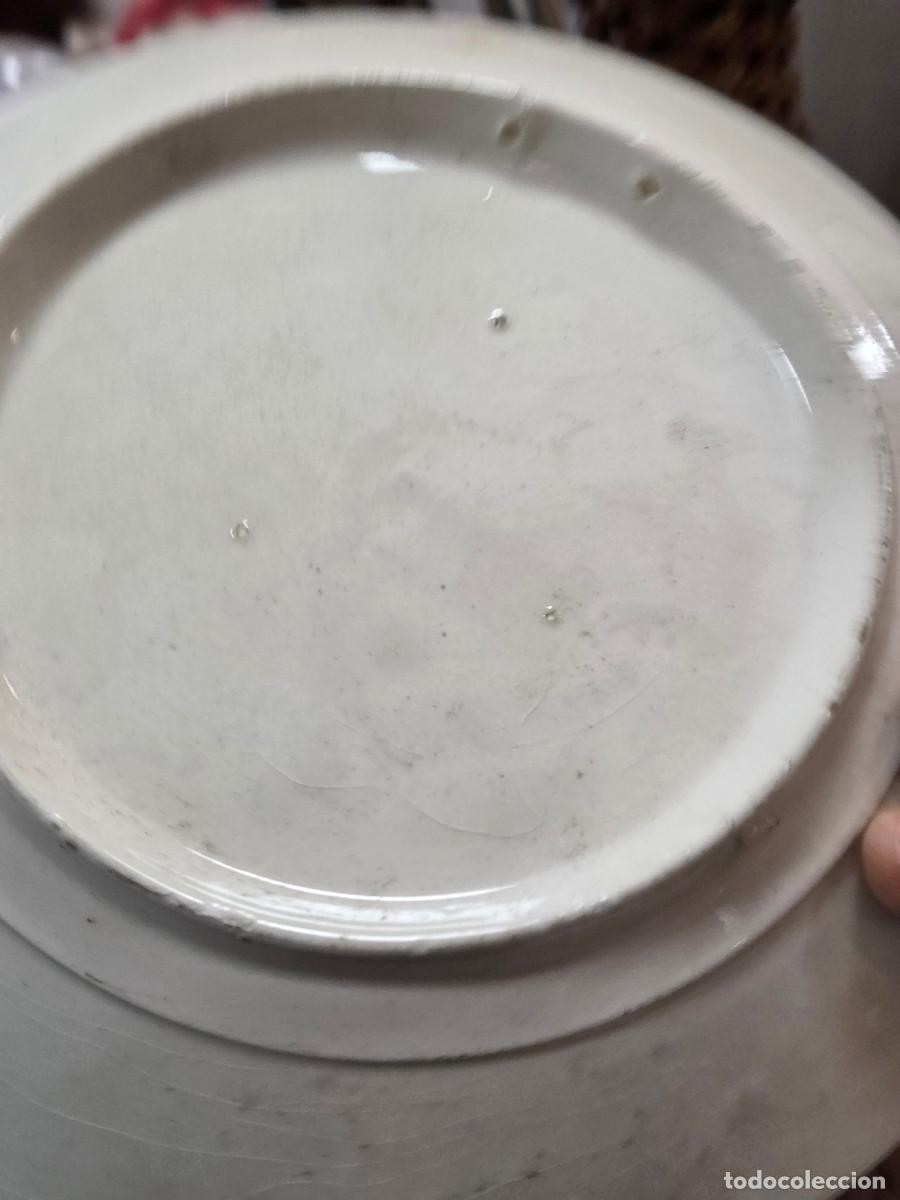 Antig&uuml;edades: plato de ceramica hondo - Foto 4