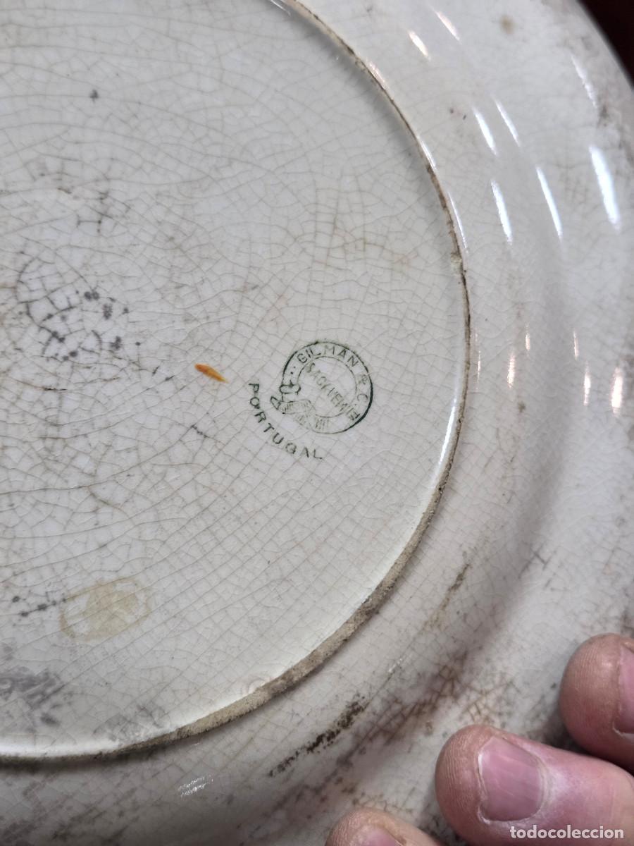 Antig&uuml;edades: plato de ceramica antiguo - Foto 3