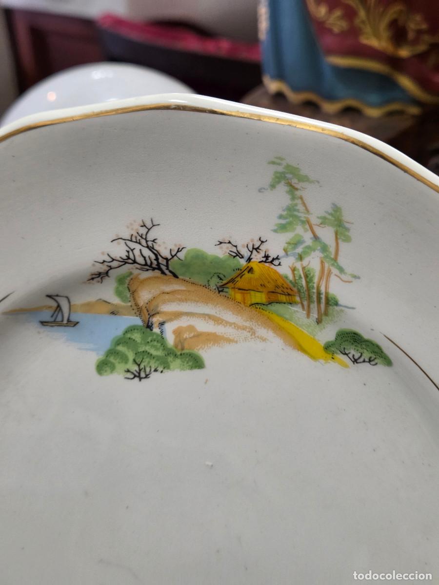 Antig&uuml;edades: plato de ceramica dibujo - Foto 2