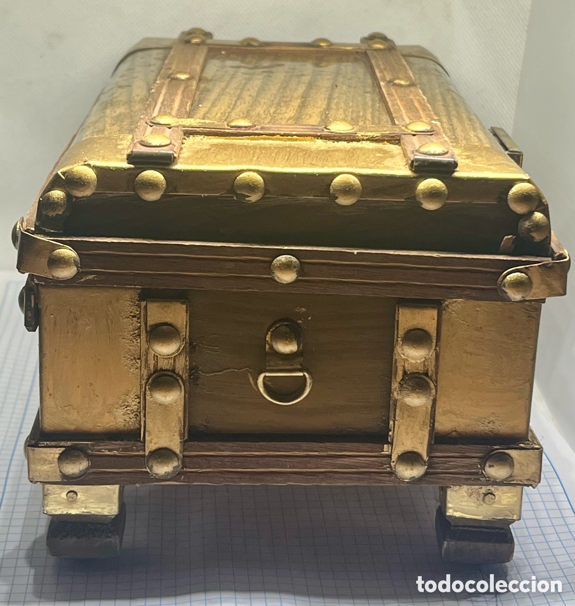 Antig&uuml;edades: CAJA -BA&Uacute;L MUSICAL ANTIGUO - Foto 5