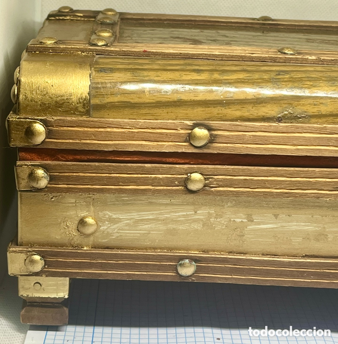 Antig&uuml;edades: CAJA -BA&Uacute;L MUSICAL ANTIGUO - Foto 7