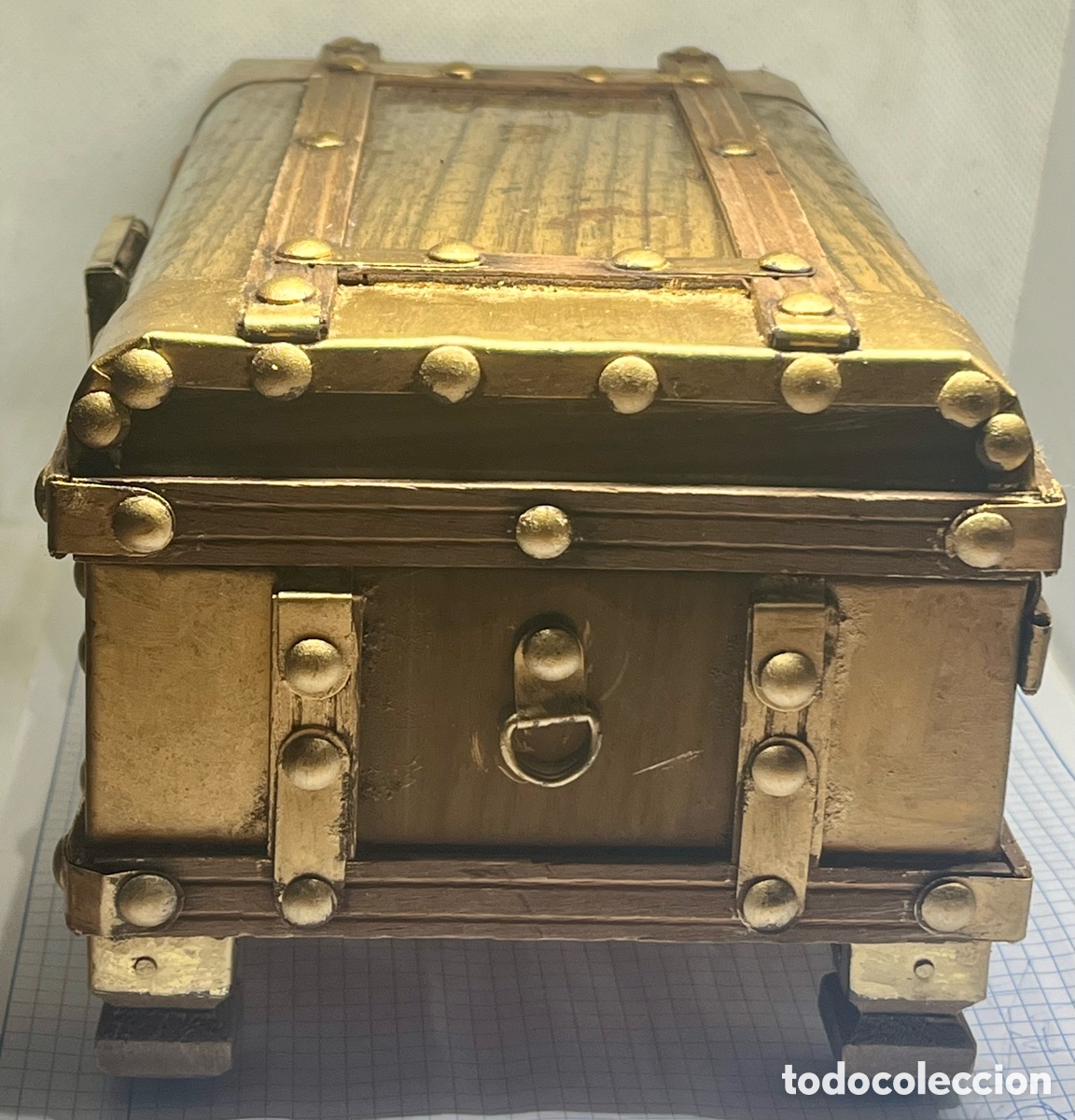 Antig&uuml;edades: CAJA -BA&Uacute;L MUSICAL ANTIGUO - Foto 9