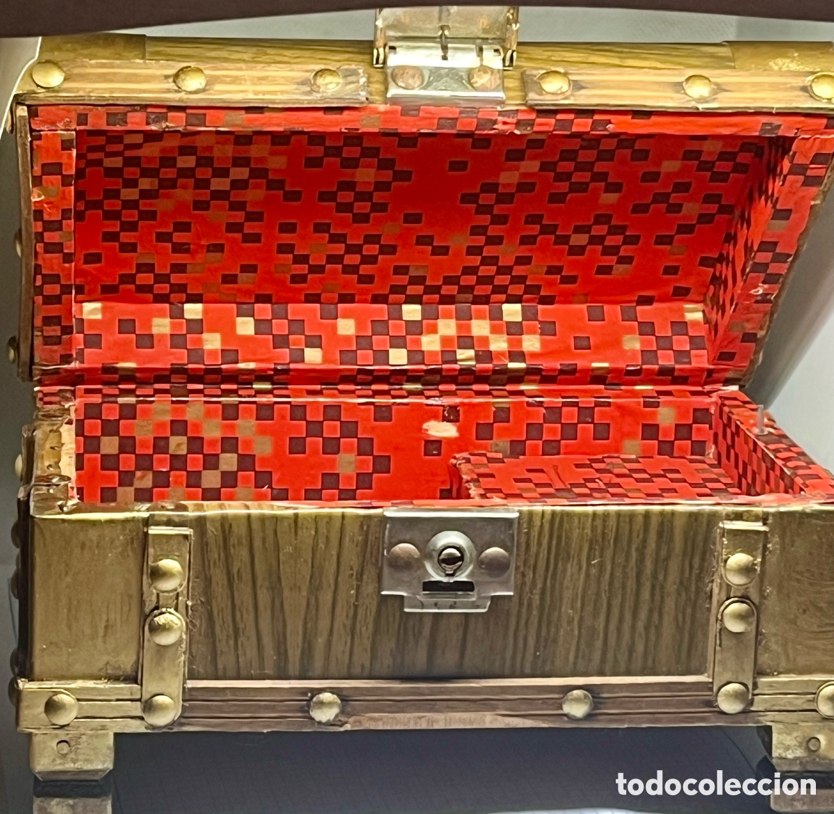 Antig&uuml;edades: CAJA -BA&Uacute;L MUSICAL ANTIGUO - Foto 12