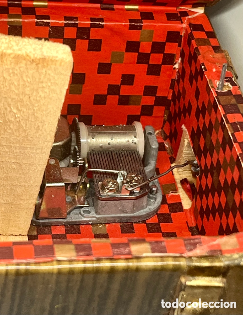 Antig&uuml;edades: CAJA -BA&Uacute;L MUSICAL ANTIGUO - Foto 15