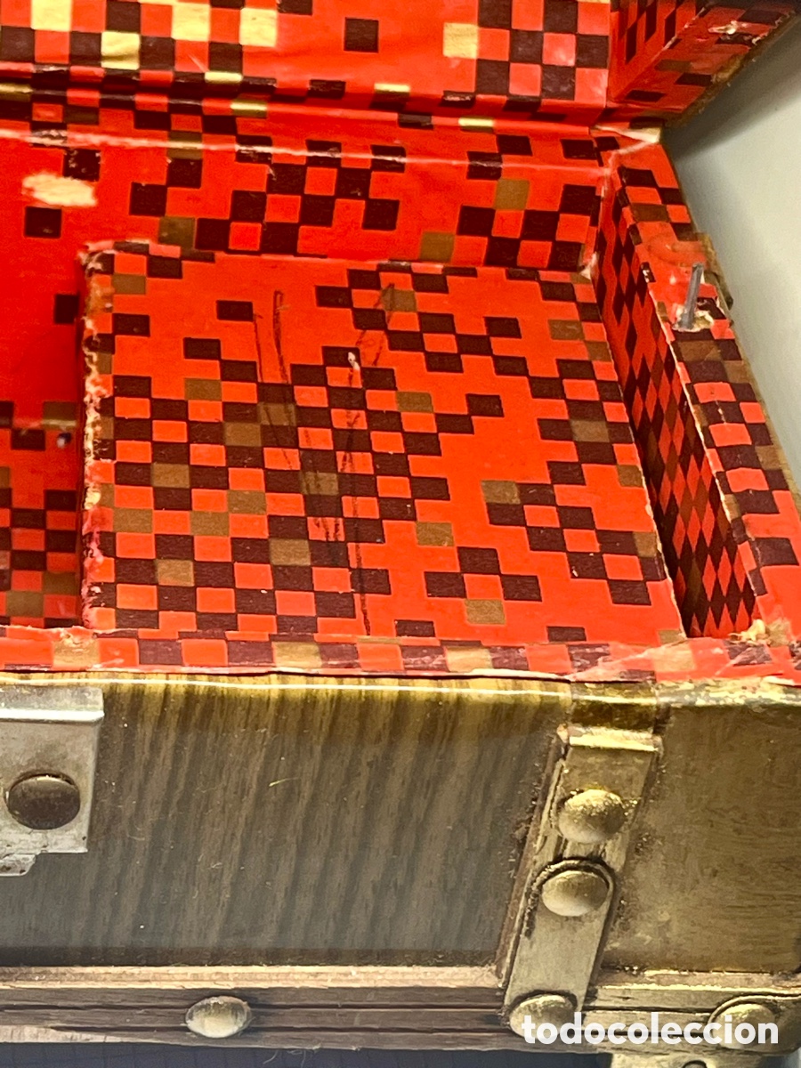 Antig&uuml;edades: CAJA -BA&Uacute;L MUSICAL ANTIGUO - Foto 16