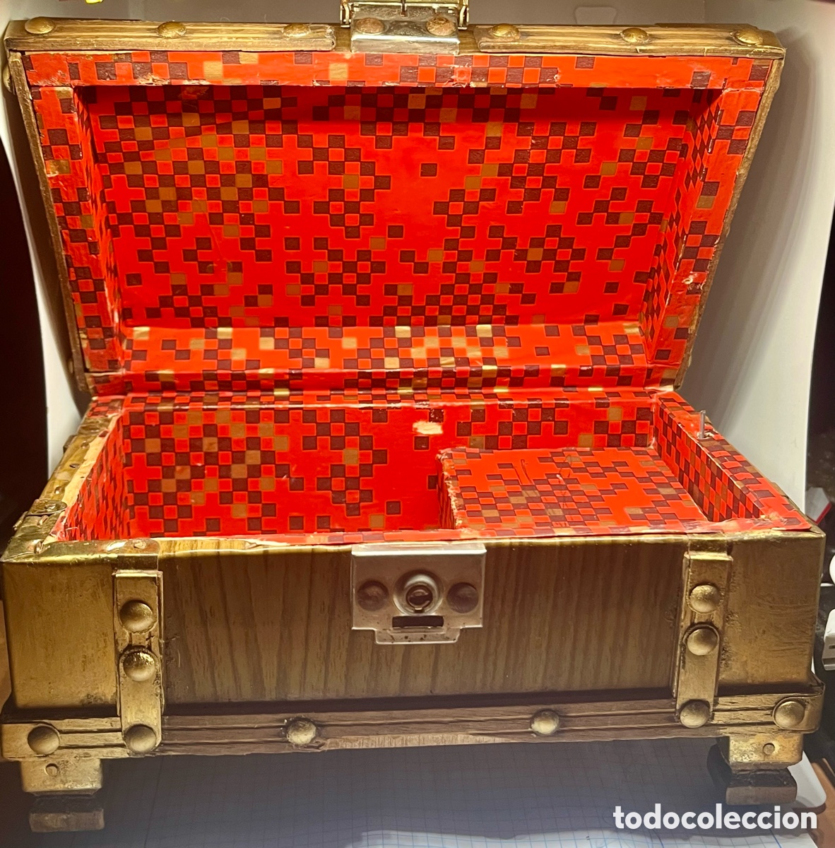 Antig&uuml;edades: CAJA -BA&Uacute;L MUSICAL ANTIGUO - Foto 18